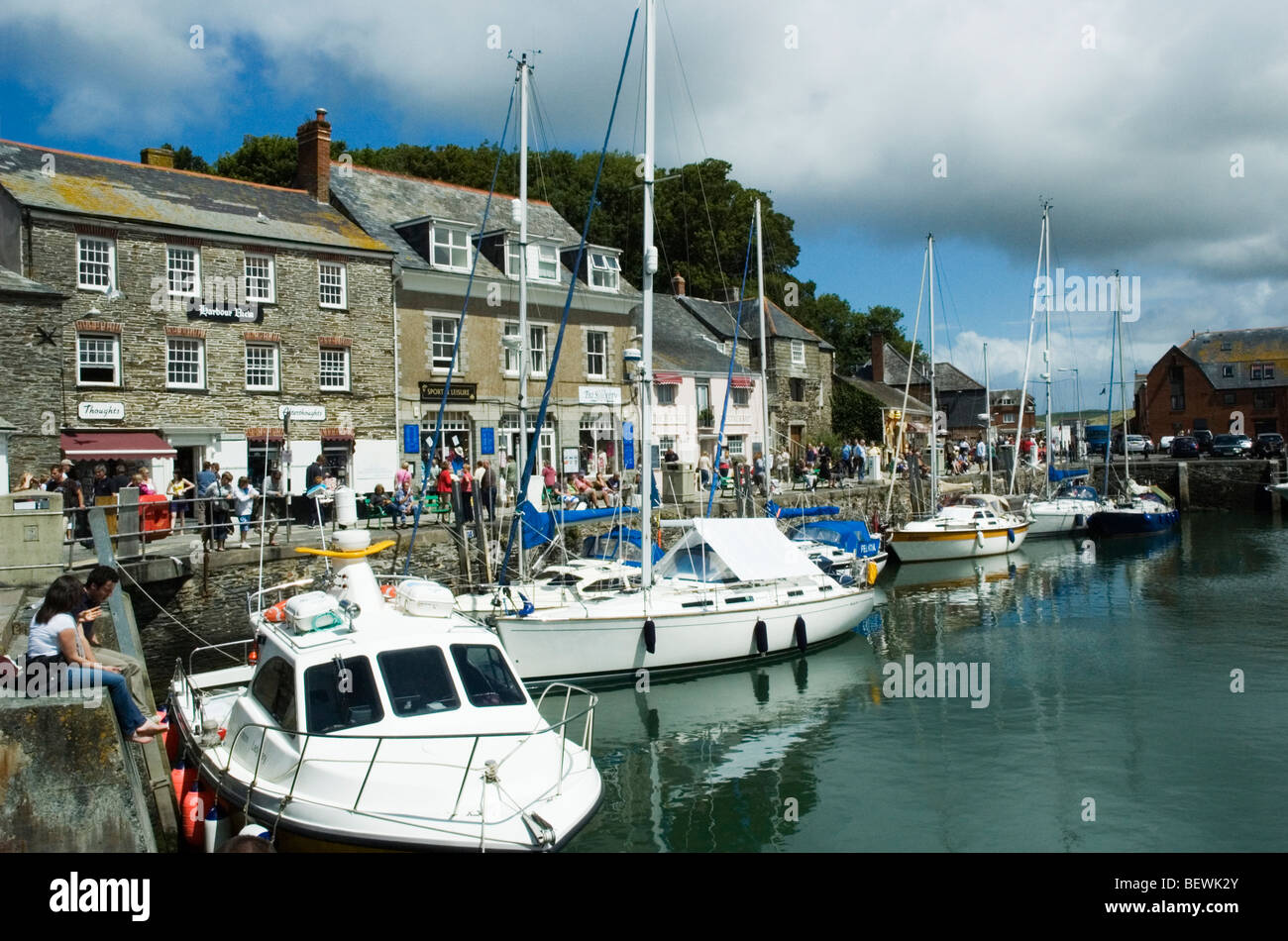 Padstow Harbour, Cornwall, England Stock Photo Alamy