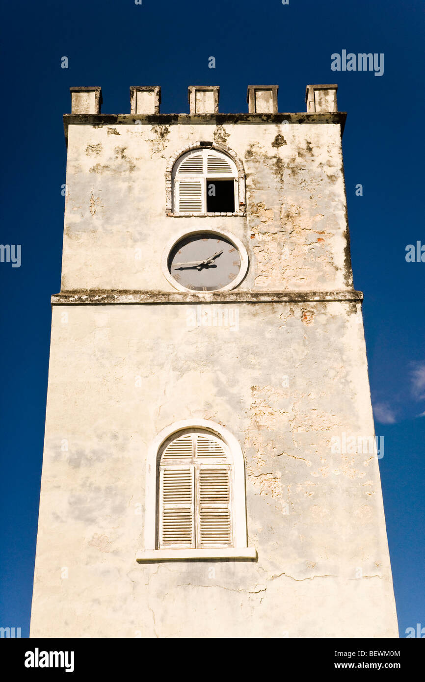 Low angle view of a church Stock Photo