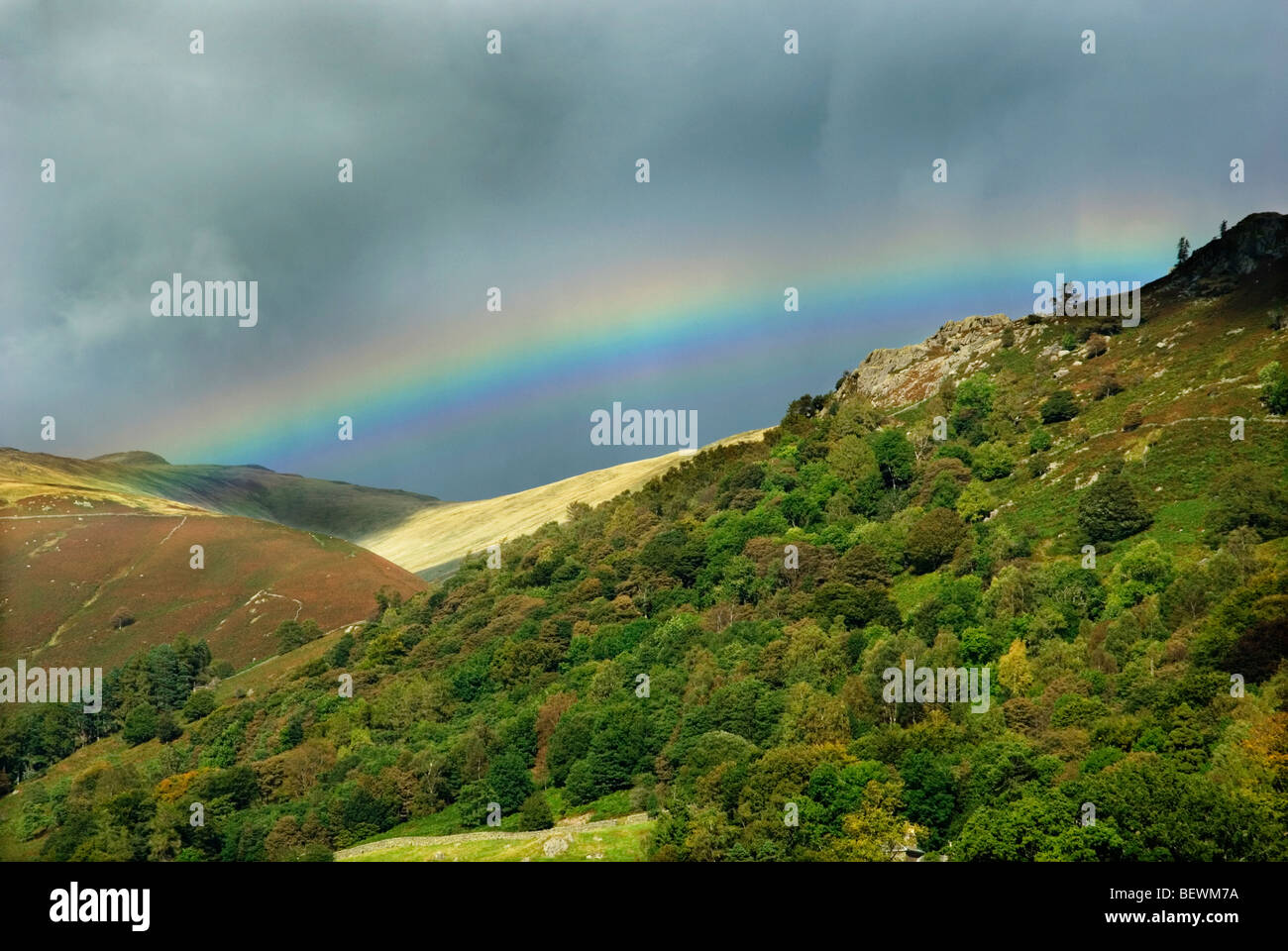 Rainbow peak stone arthur grasmere hires stock photography and images