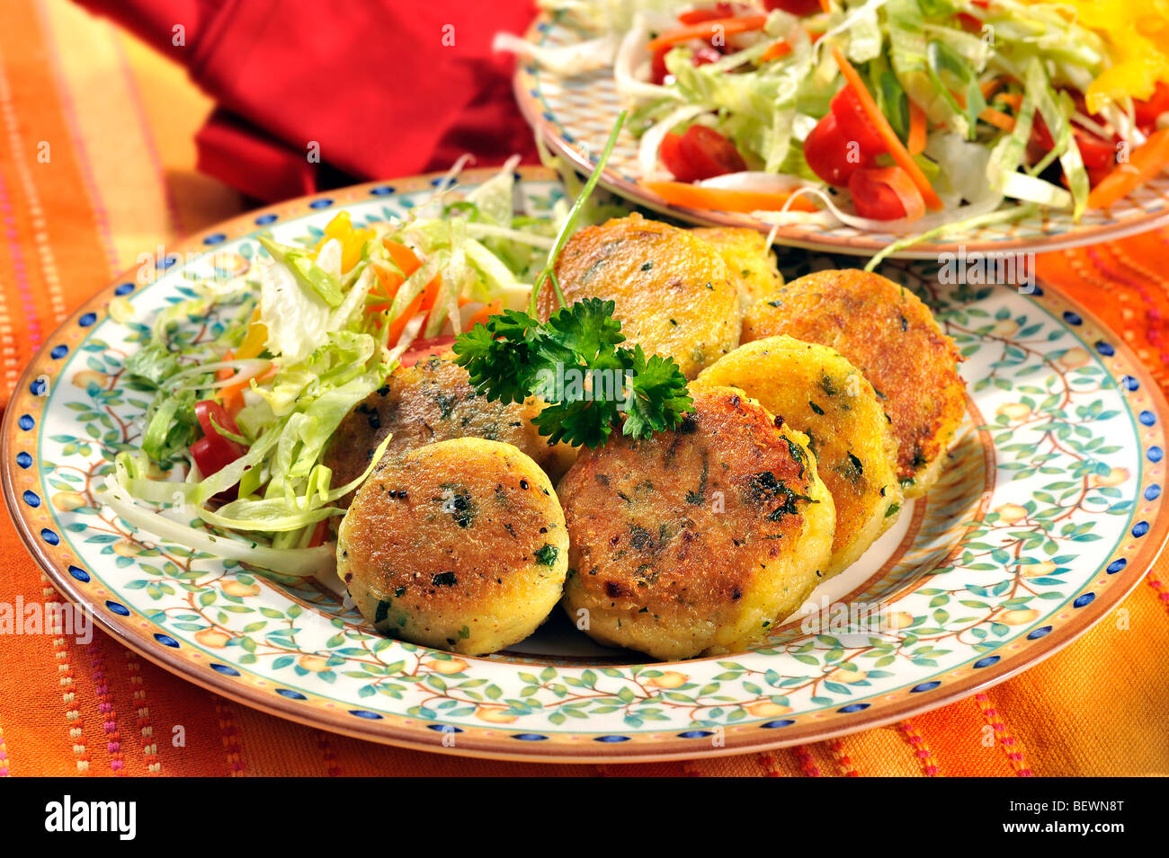 Indian Fried Potato Dumpling Stock Photo Alamy