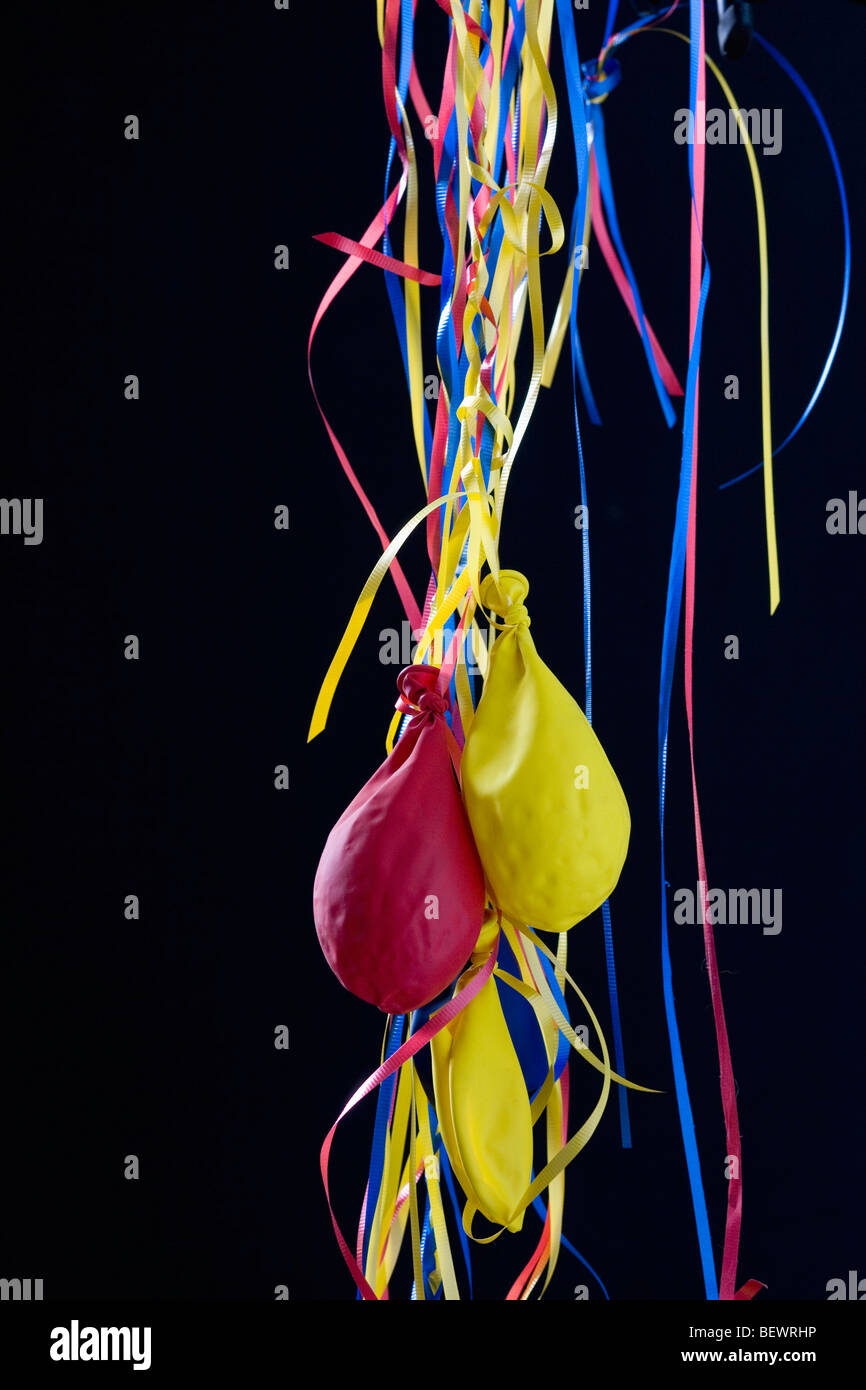 Deflated Party Balloons Stock Photo Alamy