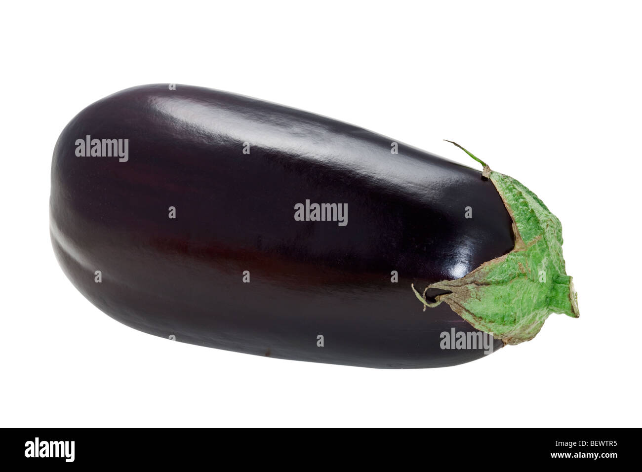 Eggplant a white background Stock Photo