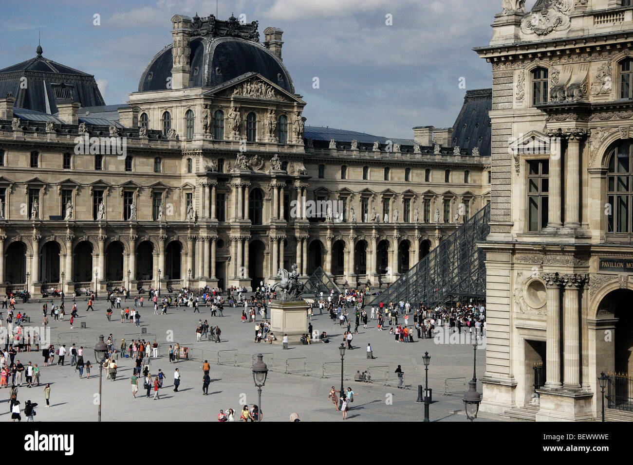 the Louvre, Paris Stock Photo