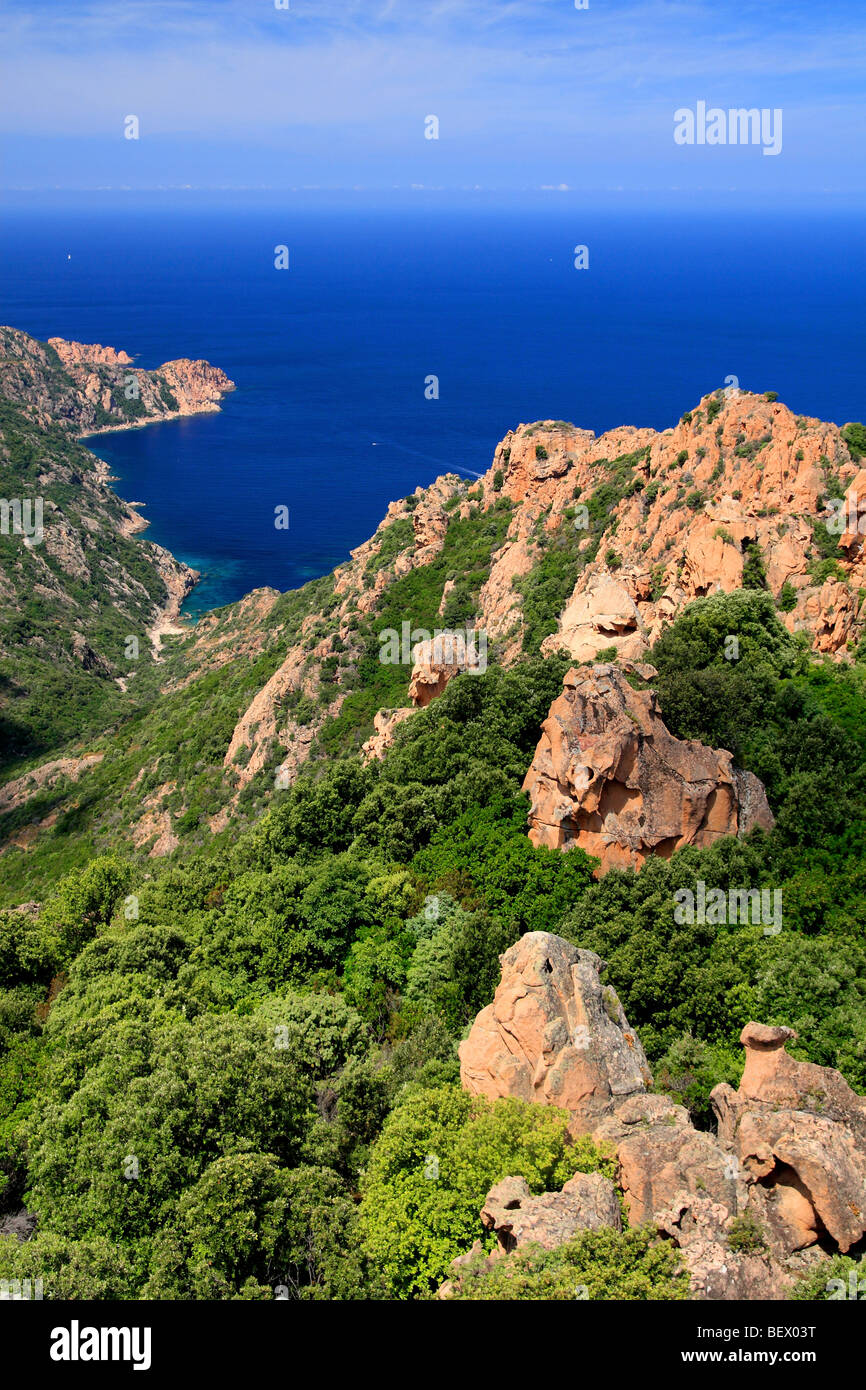 The Calanches of Piana in Corsica, France Stock Photo Alamy