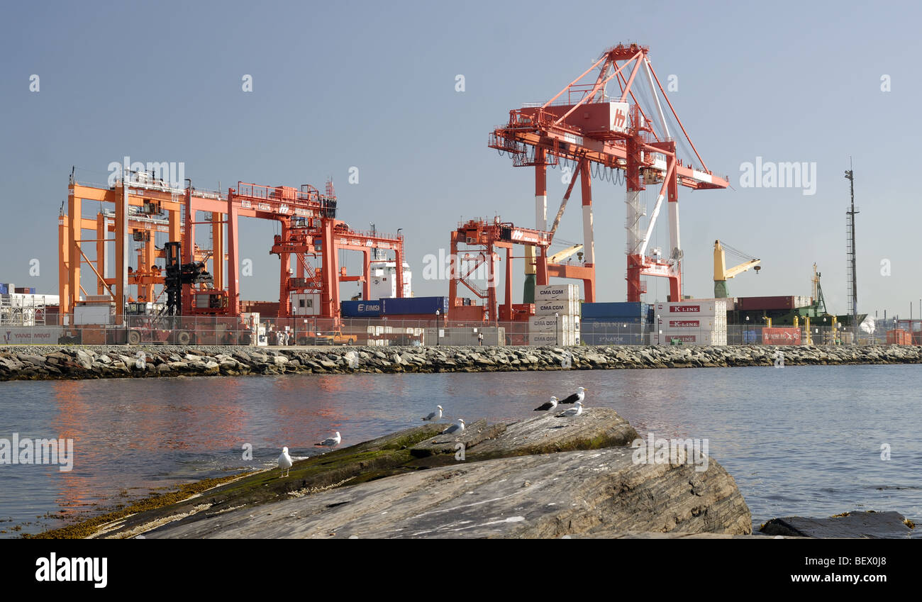 The docks, Halifax, Nova Scotia Stock Photo