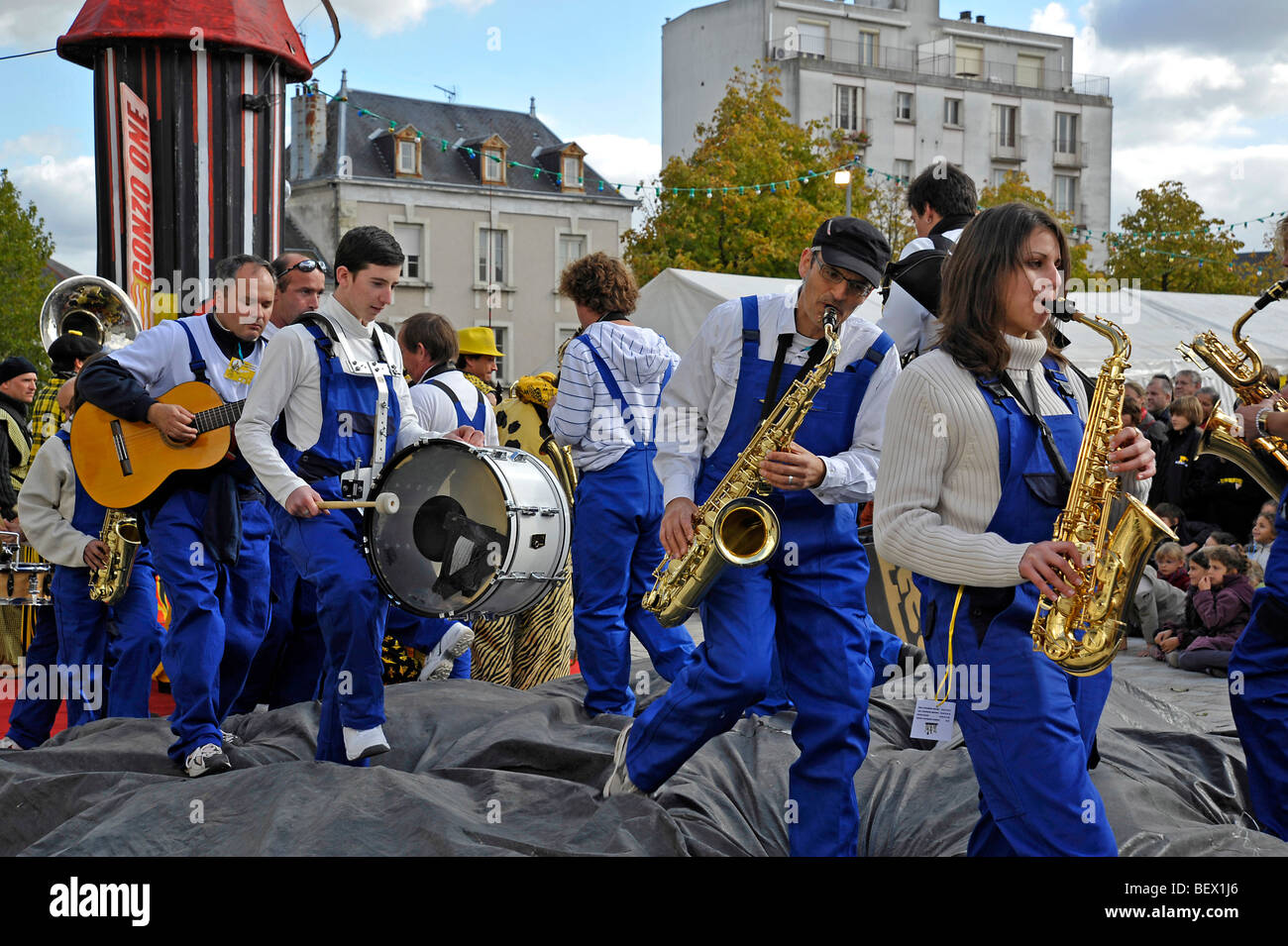 Jazz music festival Parthenay France Stock Photo Alamy