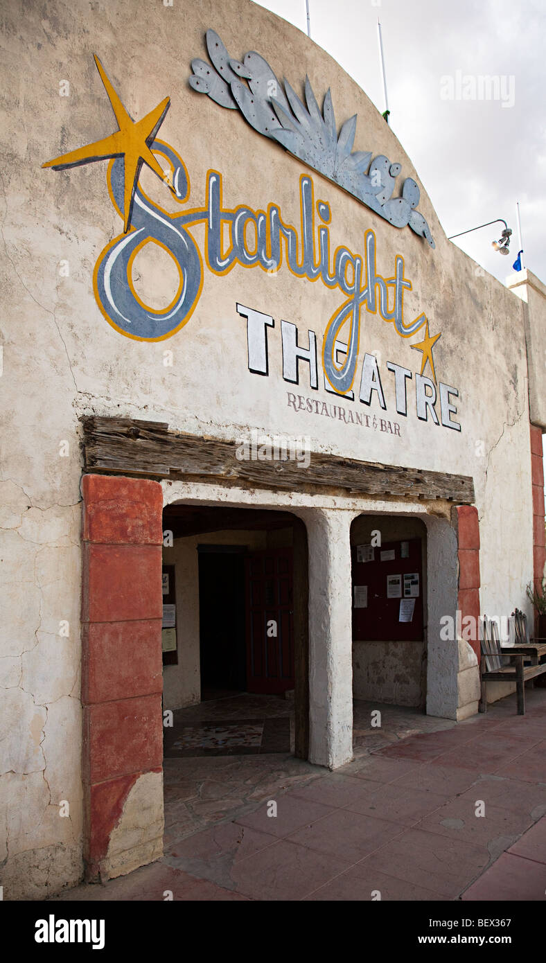 Starlight Theatre in ghost town Terlingua Texas USA Stock Photo Alamy