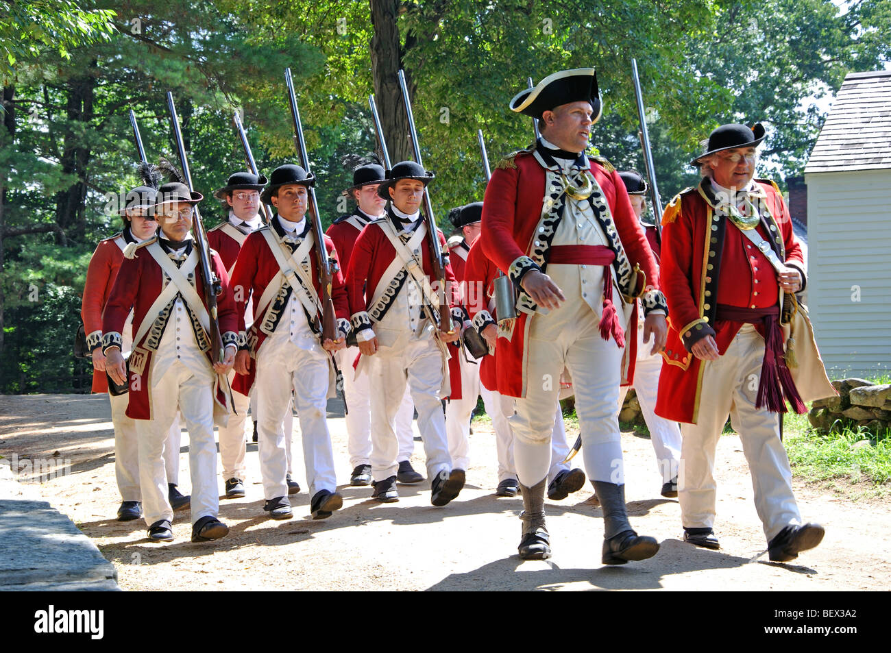 British redcoats hi-res stock photography and images - Alamy