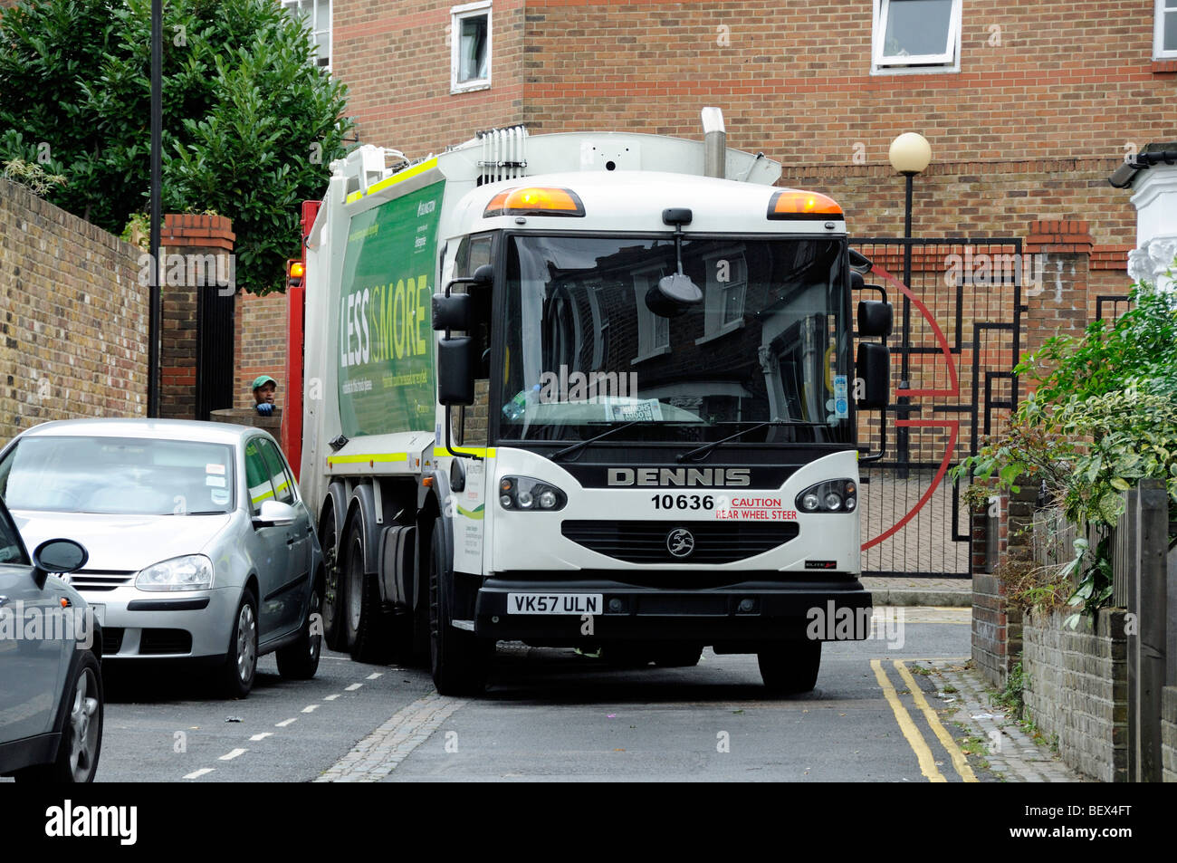 Waste collection vehicle hires stock photography and images Alamy
