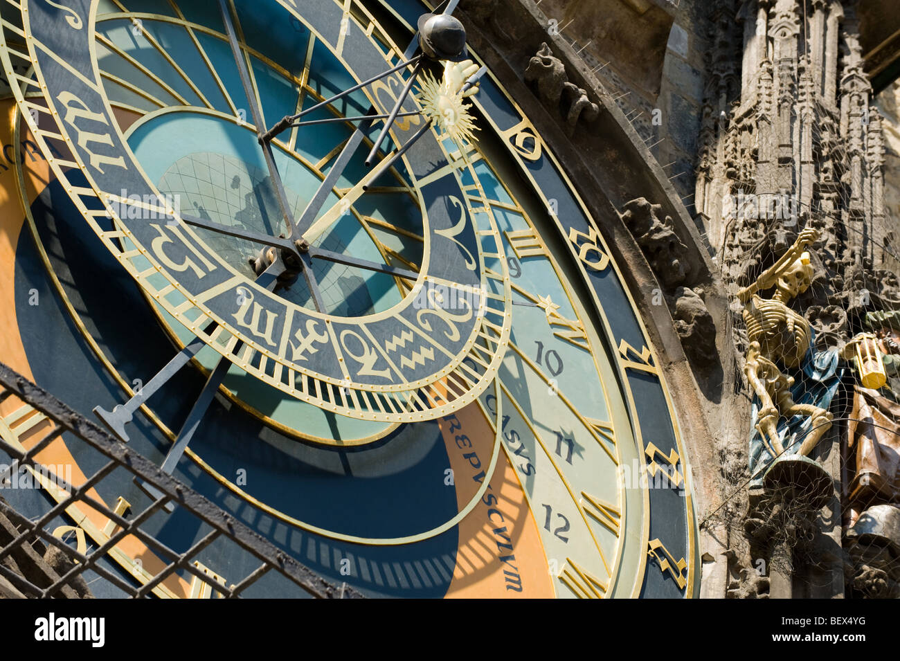 Astronomical clock in Prague Stock Photo Alamy