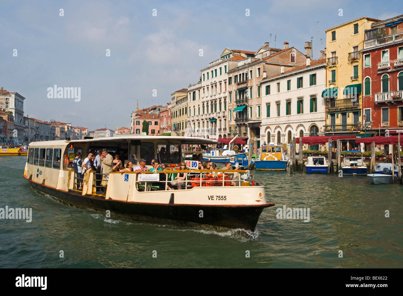 Grand Canal, Venice, Italy, Wednesday, July 15, 2009. Stock Photo