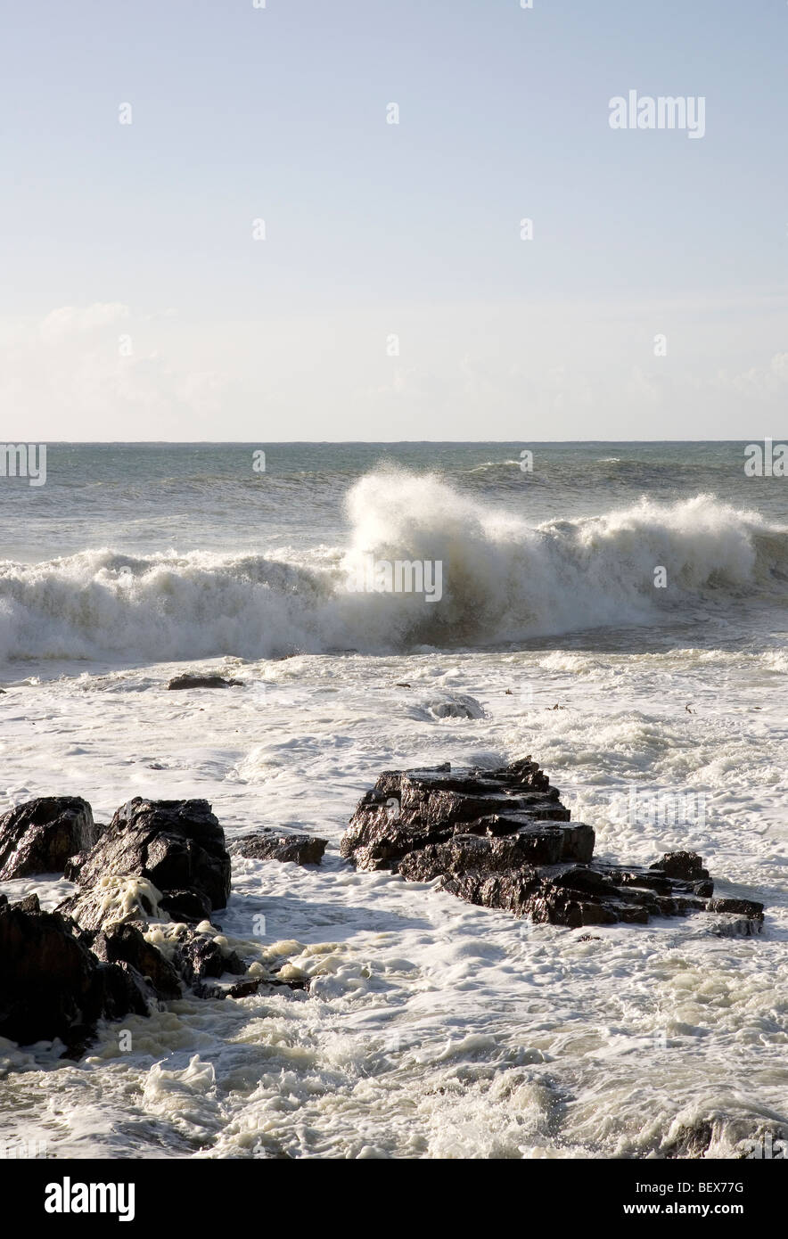 Breaking waves Stock Photo