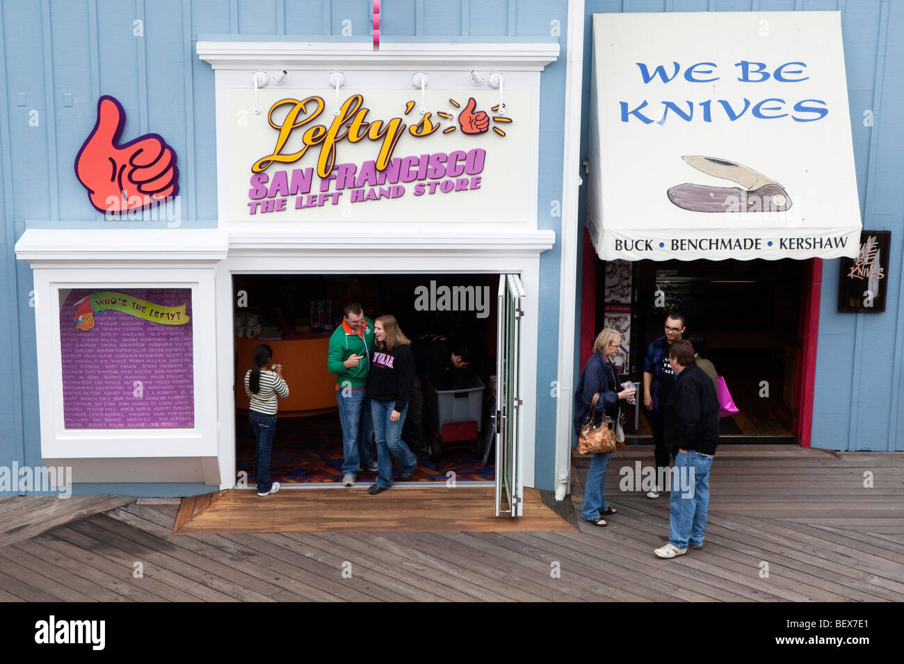 Left handed store in San Francisco Stock Photo - Alamy