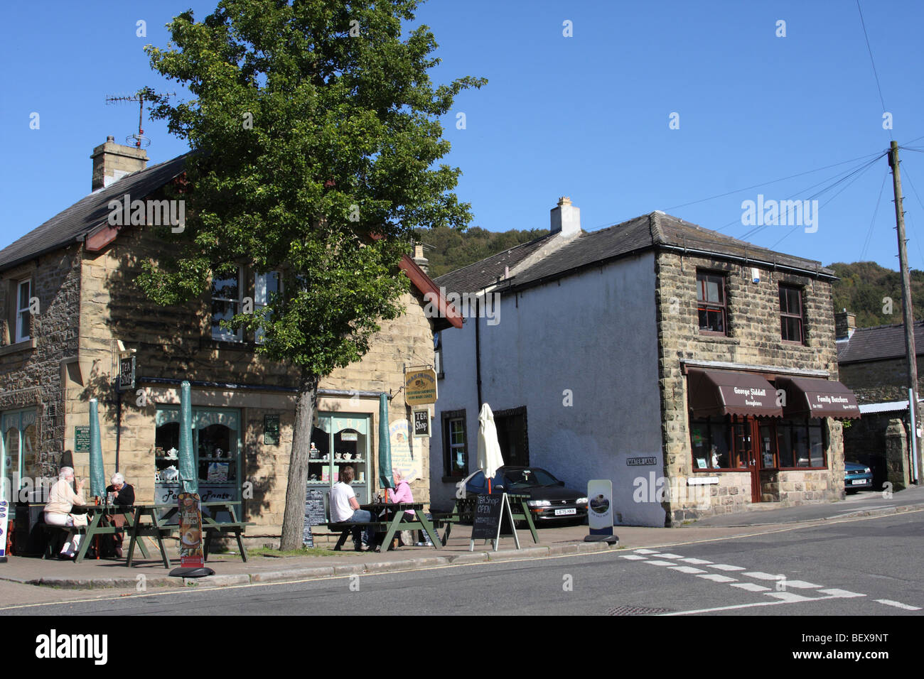 The village of Eyam, Derbyshire, England, U.K Stock Photo Alamy