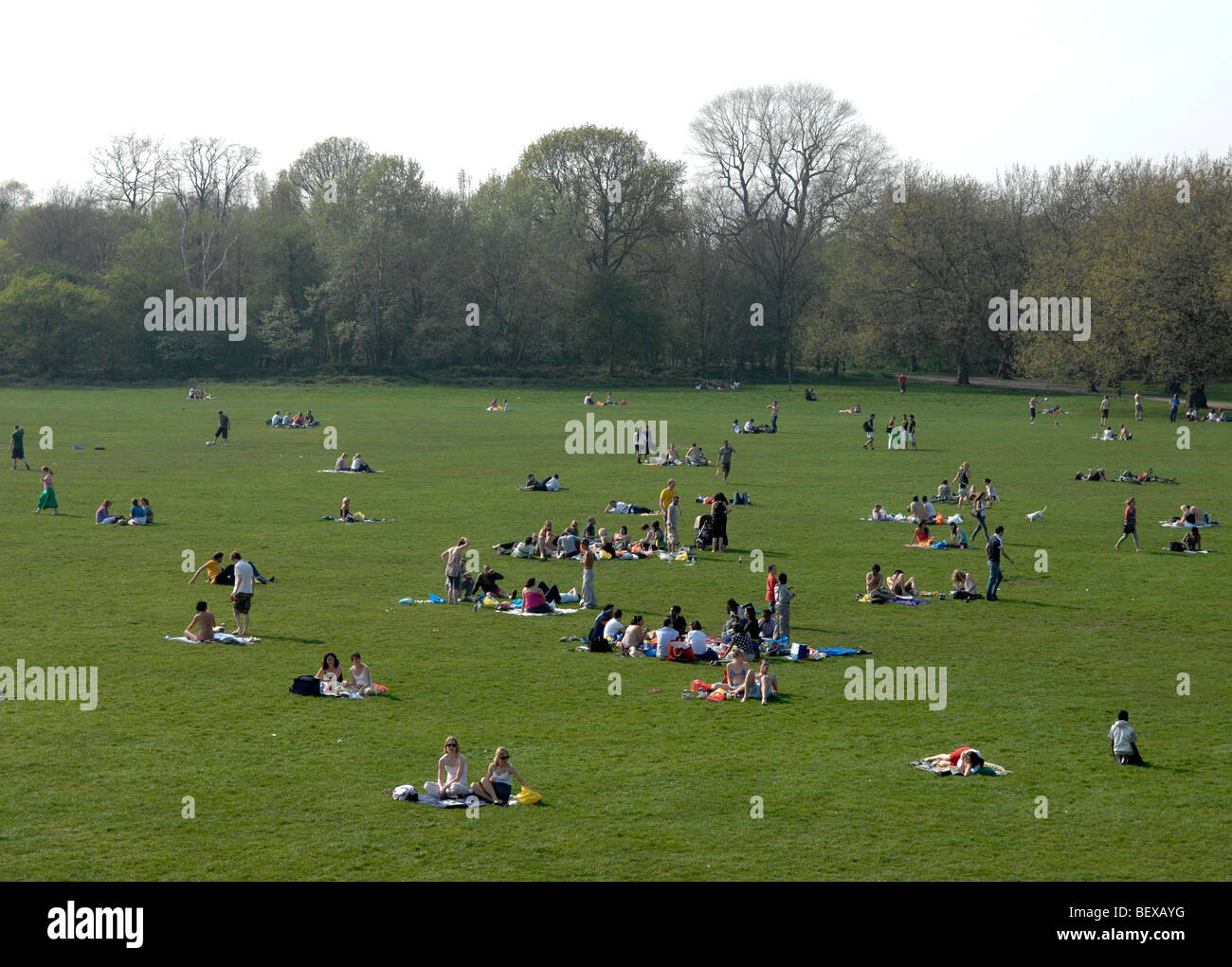 Family above park london hi-res stock photography and images - Alamy
