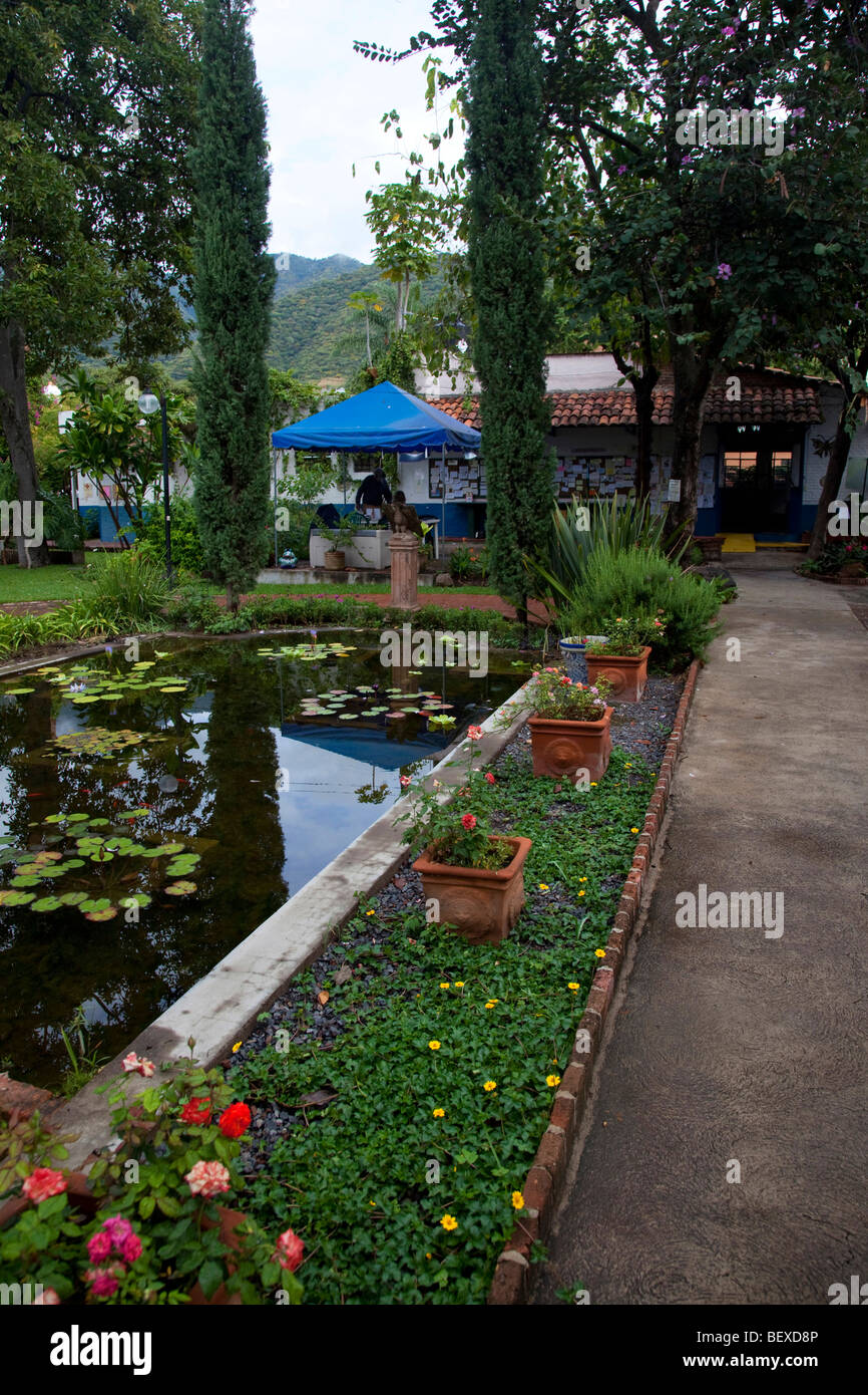 Lake Chapala Society, Ajijic, Lake Chapala, Jalisco, Mexico Stock Photo