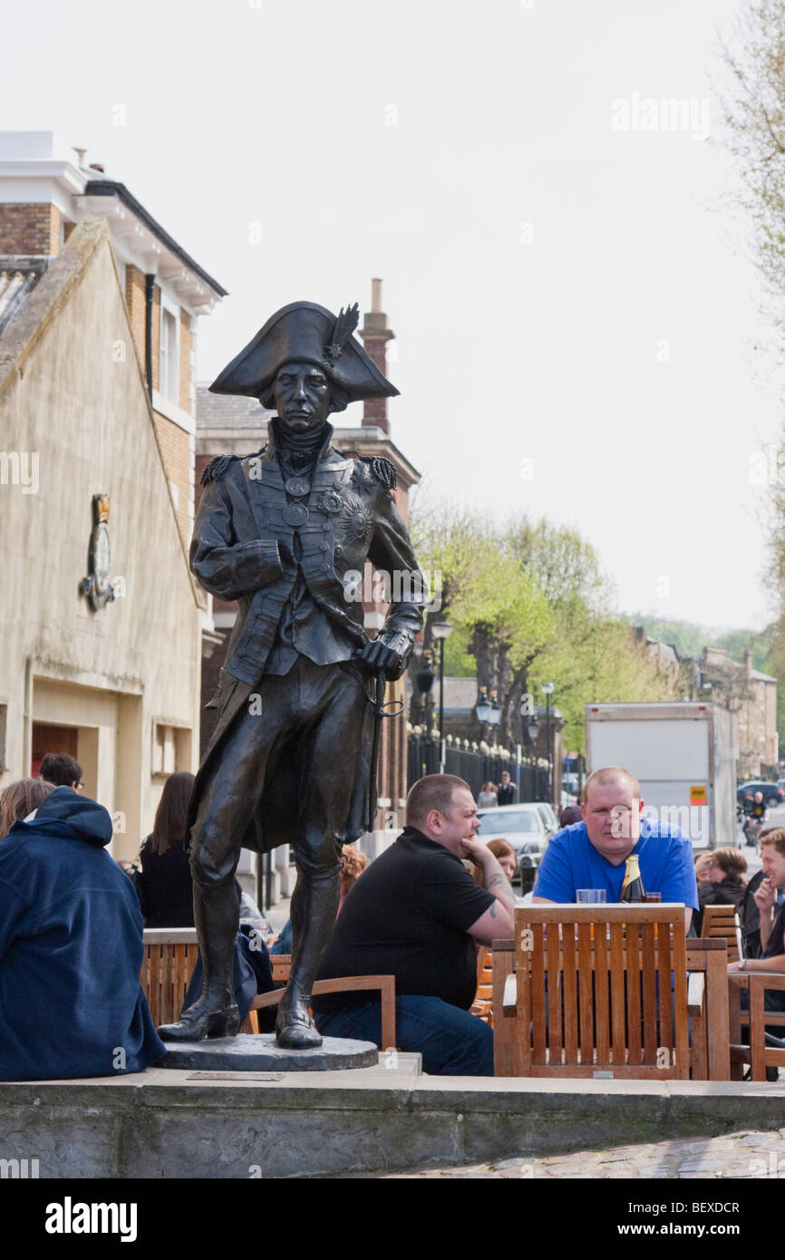 Nelson statue in Greenwich, London UK Stock Photo Alamy