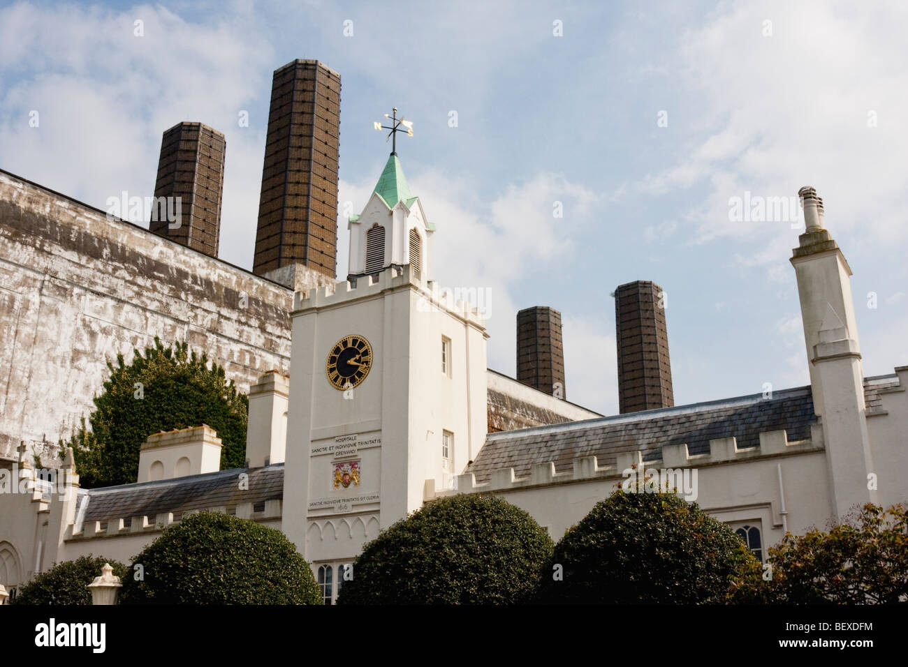 Trinity College Almshouses in Greenwich, London UK. Stock Photo