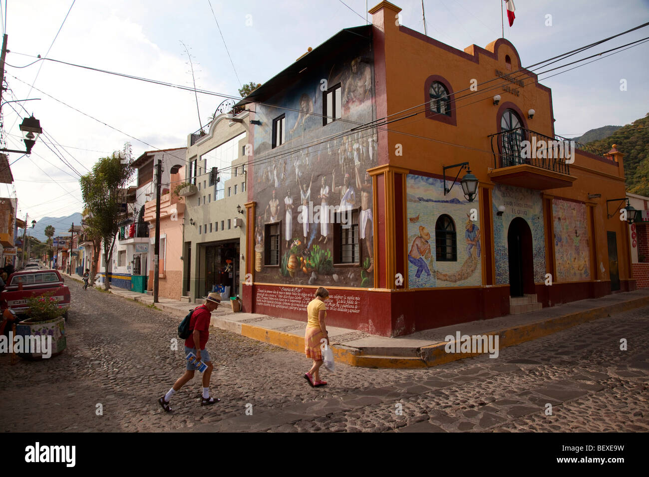 Ajijic, Lake Chapala, Jalisco, Mexico Stock Photo - Alamy