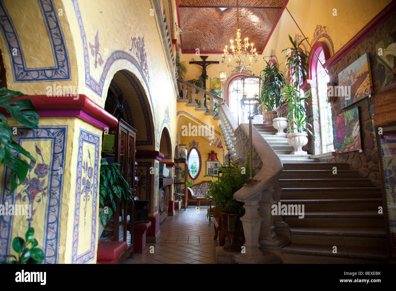 La Nueva Posada, Hotel, Ajijic, Lake Chapala, Jalisco, Mexico Stock Photo Alamy