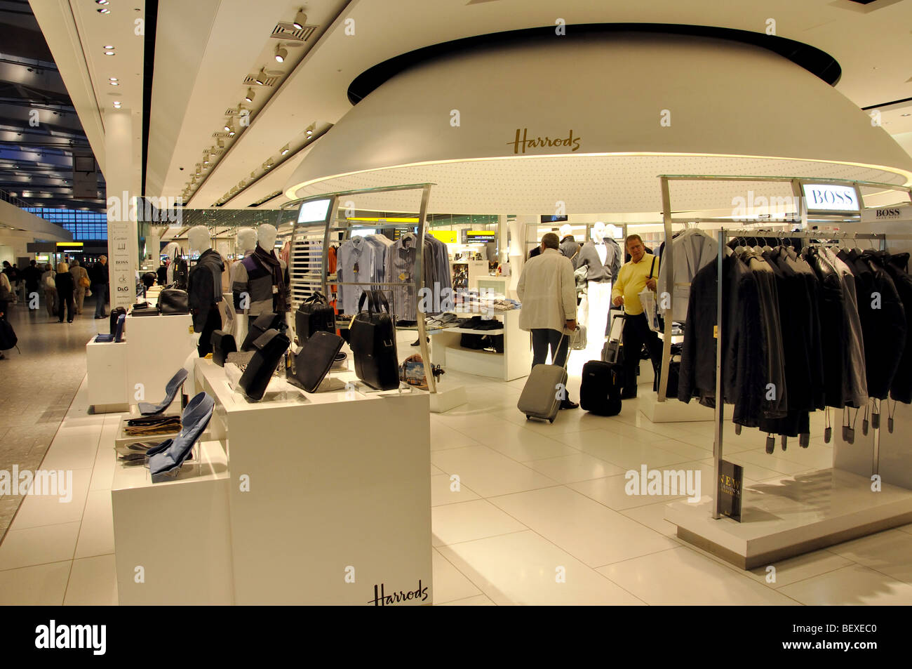 Harrod's Store, Terminal 5, Heathrow Airport. London Borough of
