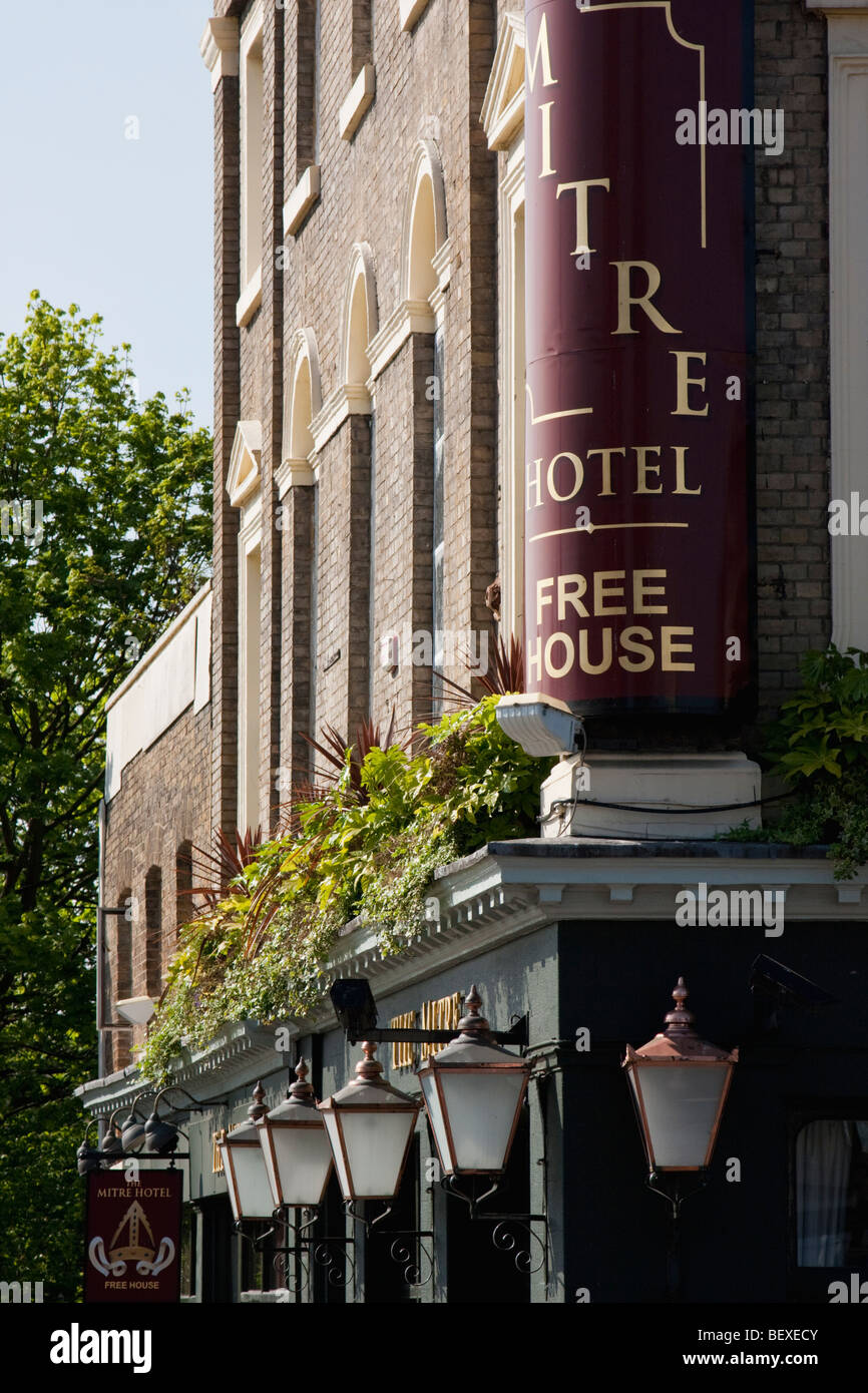 The Mitre hotel and pub in Greenwich, UK. Stock Photo