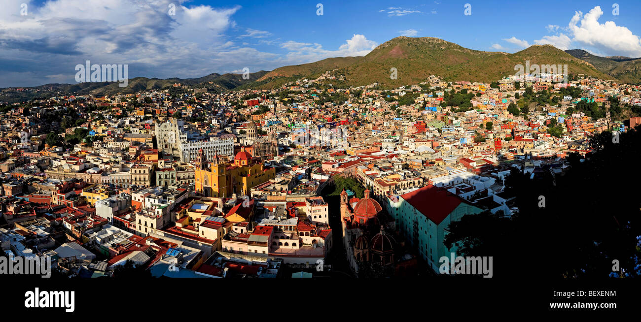 View from El Pipila, Guanajuato, Mexico Stock Photo