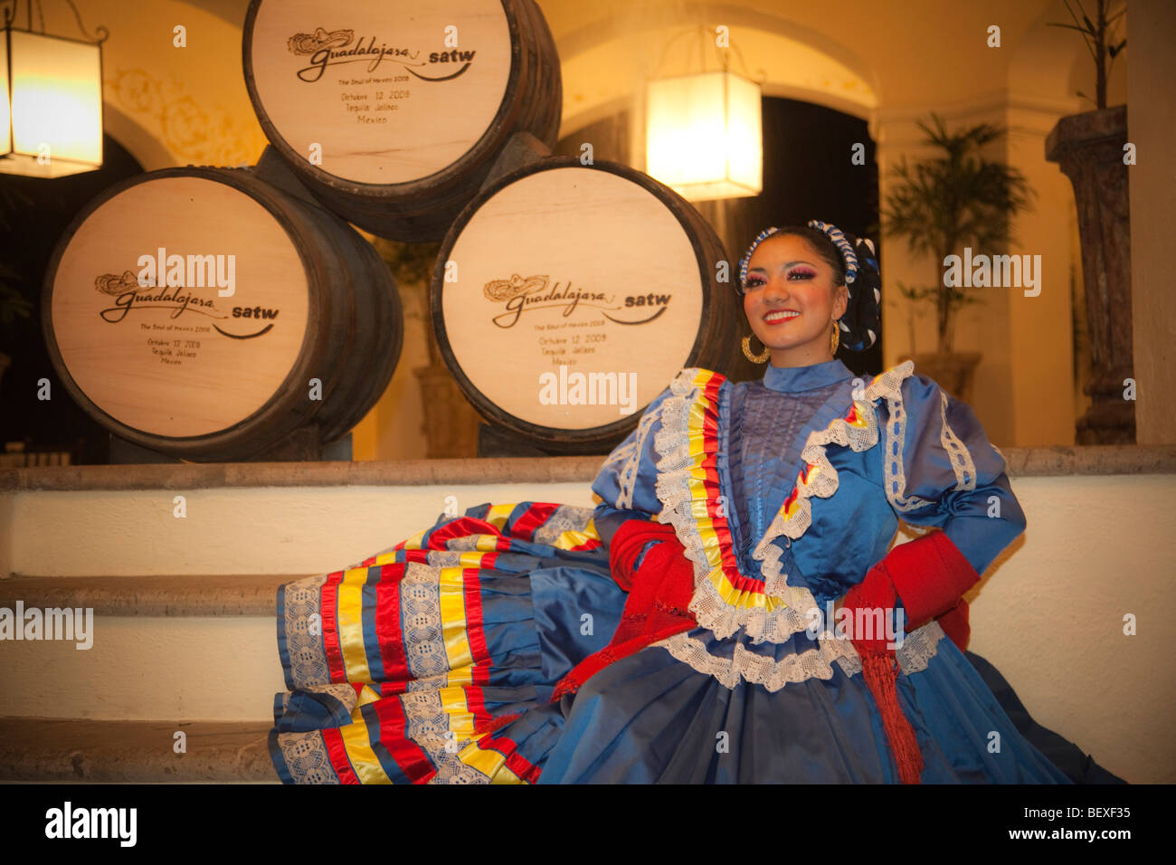 Quinta Sauza, Jose Cuervo estate Town of Tequila, Jalisco, Mexico Stock