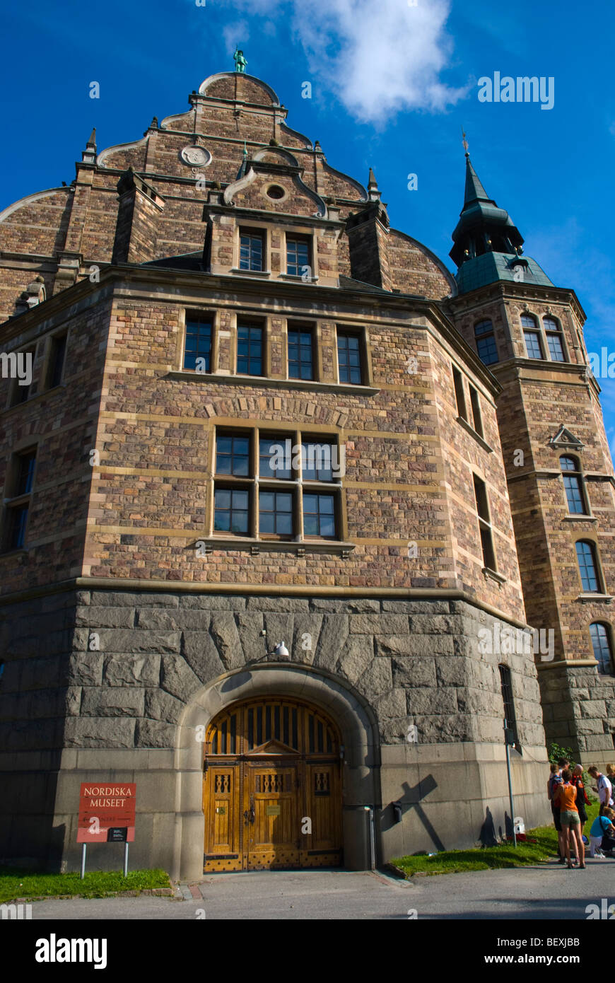 Nordiska Museet exterior Djurgården Stockholm Sweden Europe Stock Photo