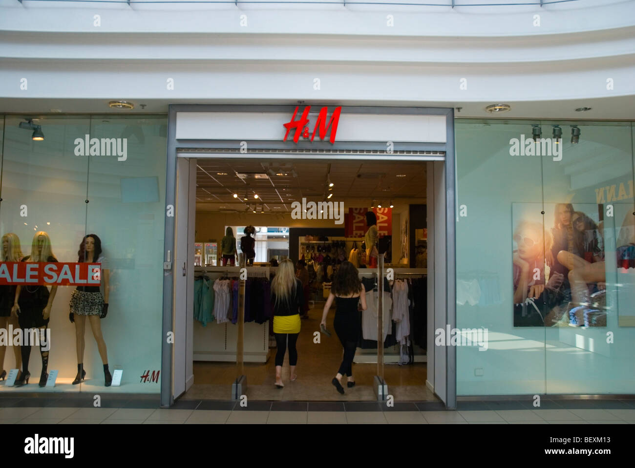 H&M clothing shop in Pori Finland Europe Stock Photo - Alamy