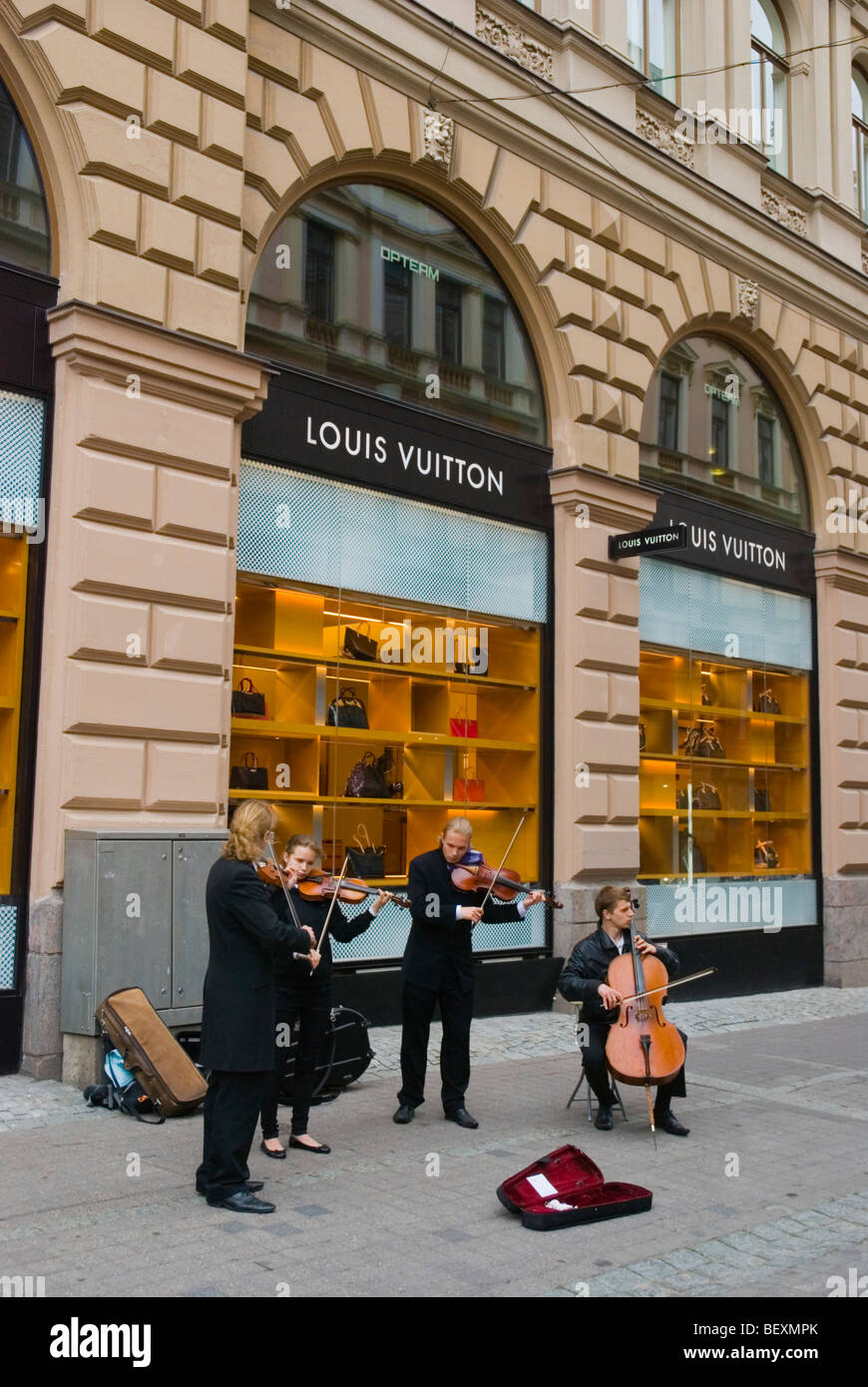 Louis vuitton helsinki store hi-res stock photography and images