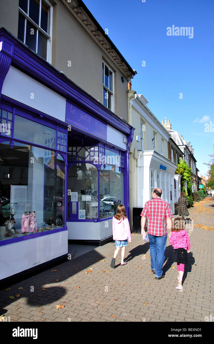 Olney high street hires stock photography and images Alamy