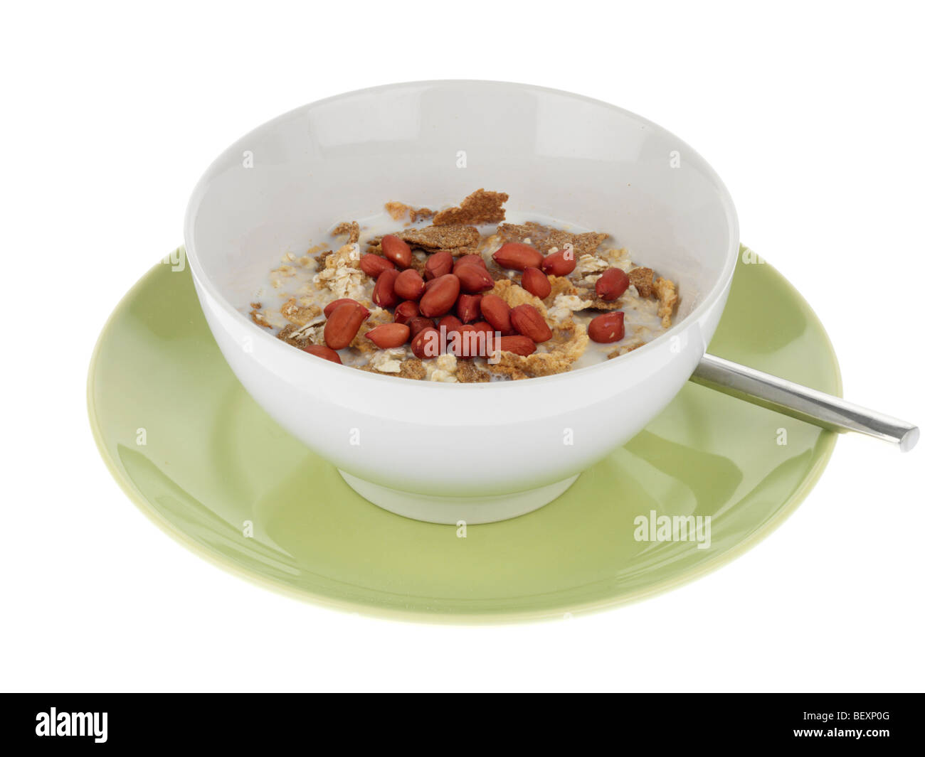 Mixed Cereal with Goji Berries Stock Photo
