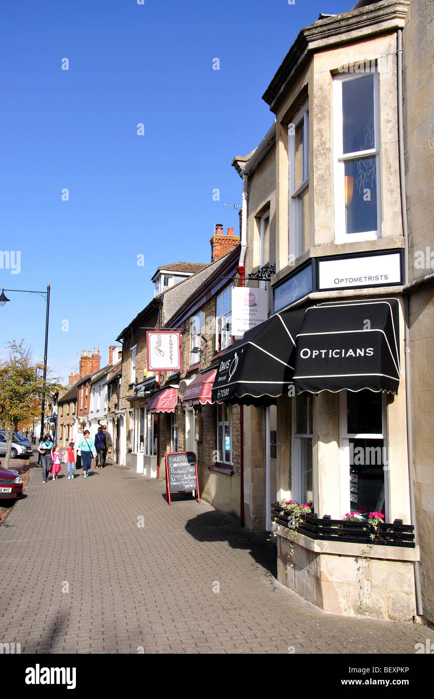 Olney high street hires stock photography and images Alamy