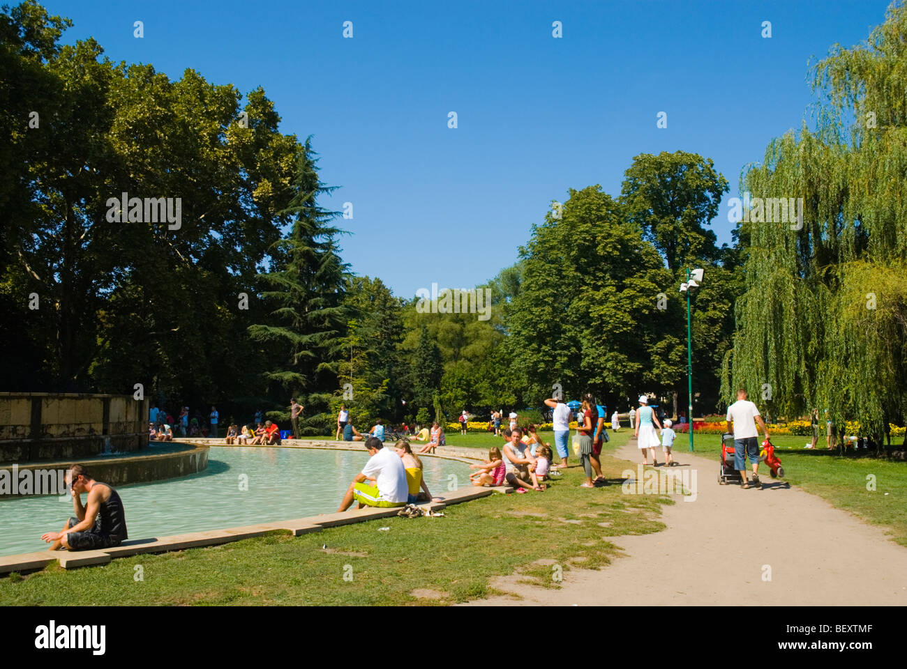 Margaret Island in Budapest Hungary Europe Stock Photo Alamy
