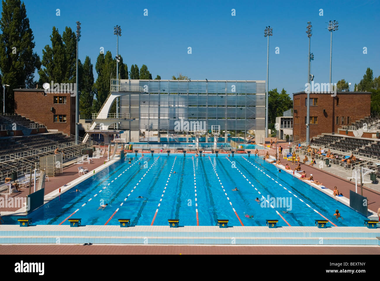 Alfred Hajos Swimming complex, Margaret Island, Budapest, Hungary