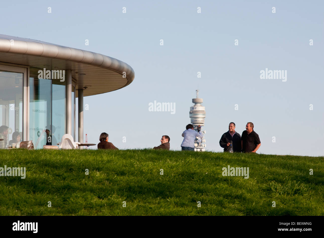 Regents Park cafe in April 2009 Stock Photo Alamy