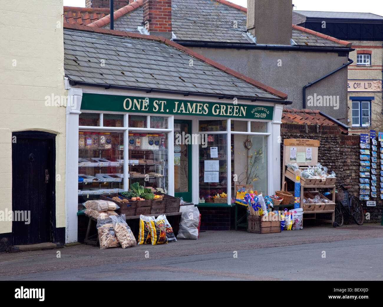 Village Shop, Southwold, Suffolk, England Stock Photo