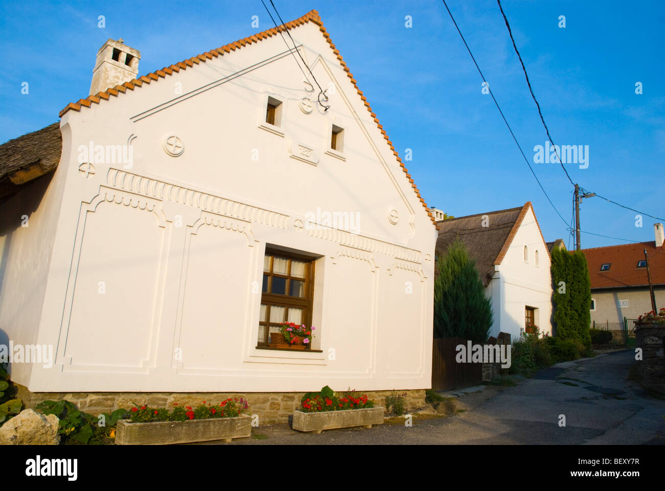 Houses in Tihany Hungary Europe Stock Photo Alamy