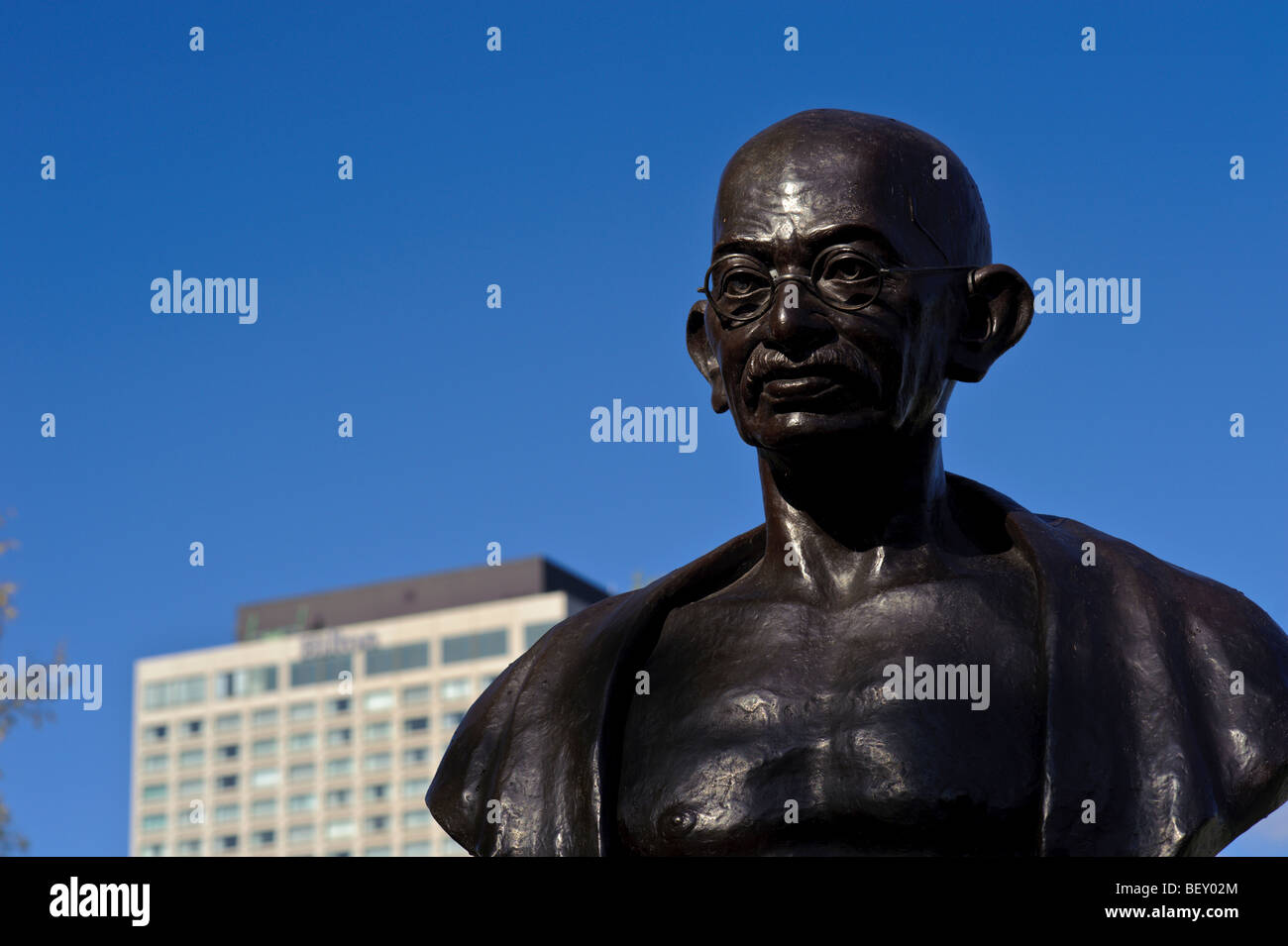 Statue of Ghandi Stock Photo