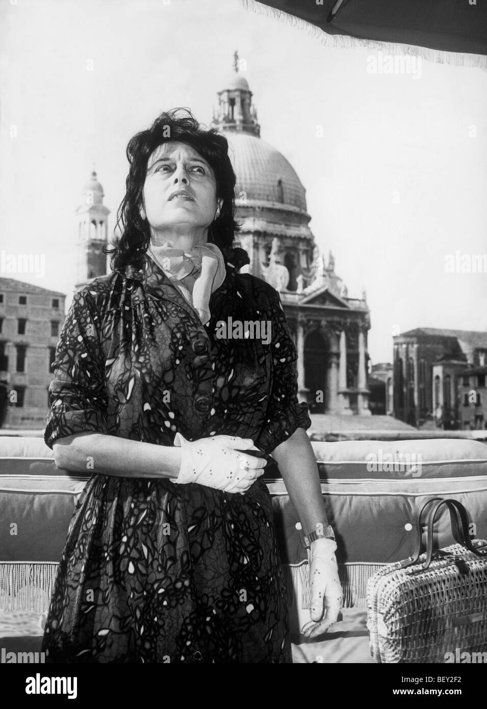 anna magnani, venice 1961 Stock Photo - Alamy