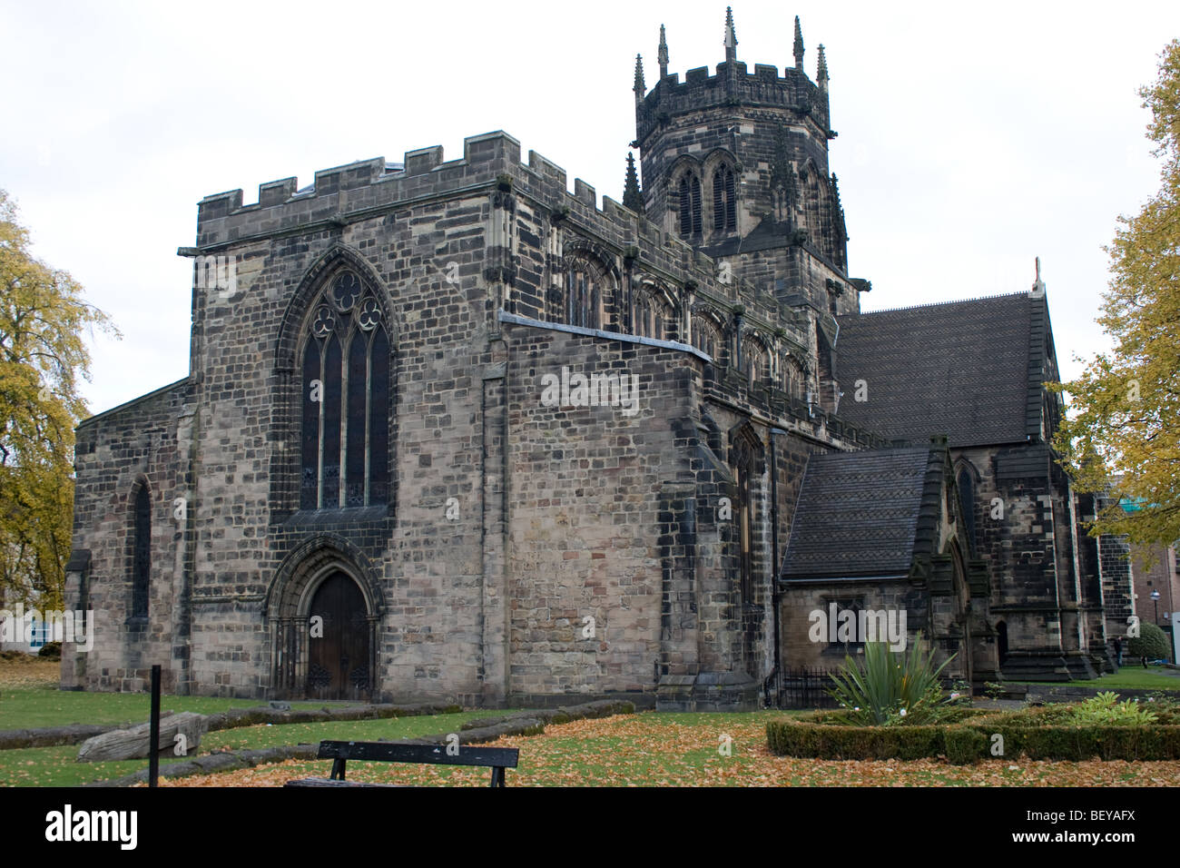 St. Mary's church, Stafford, Staffordshire Stock Photo