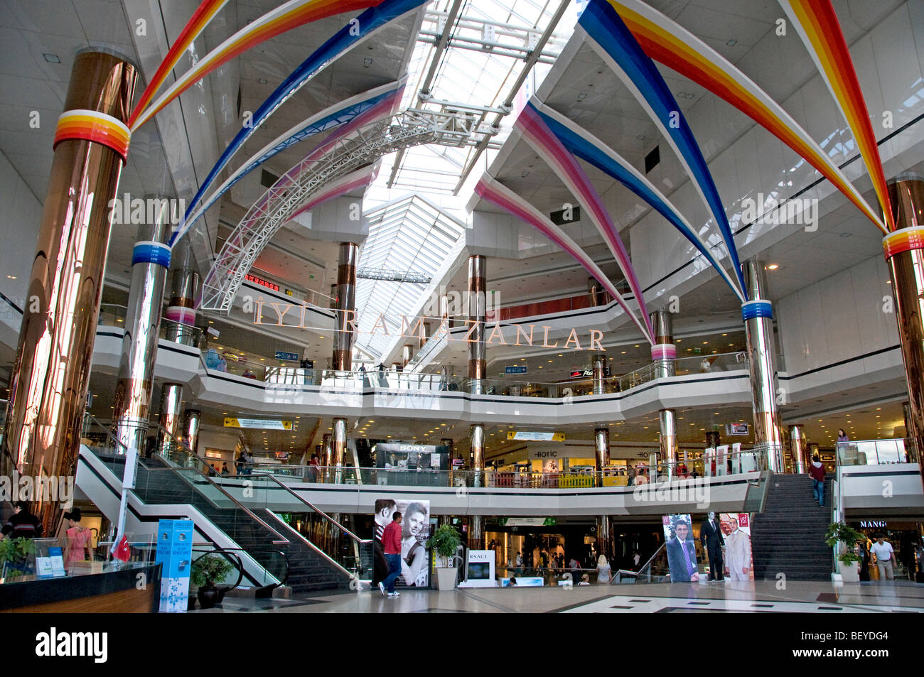 Istanbul Modern Turkey Shopping Mall Turkish Stock Photo Alamy
