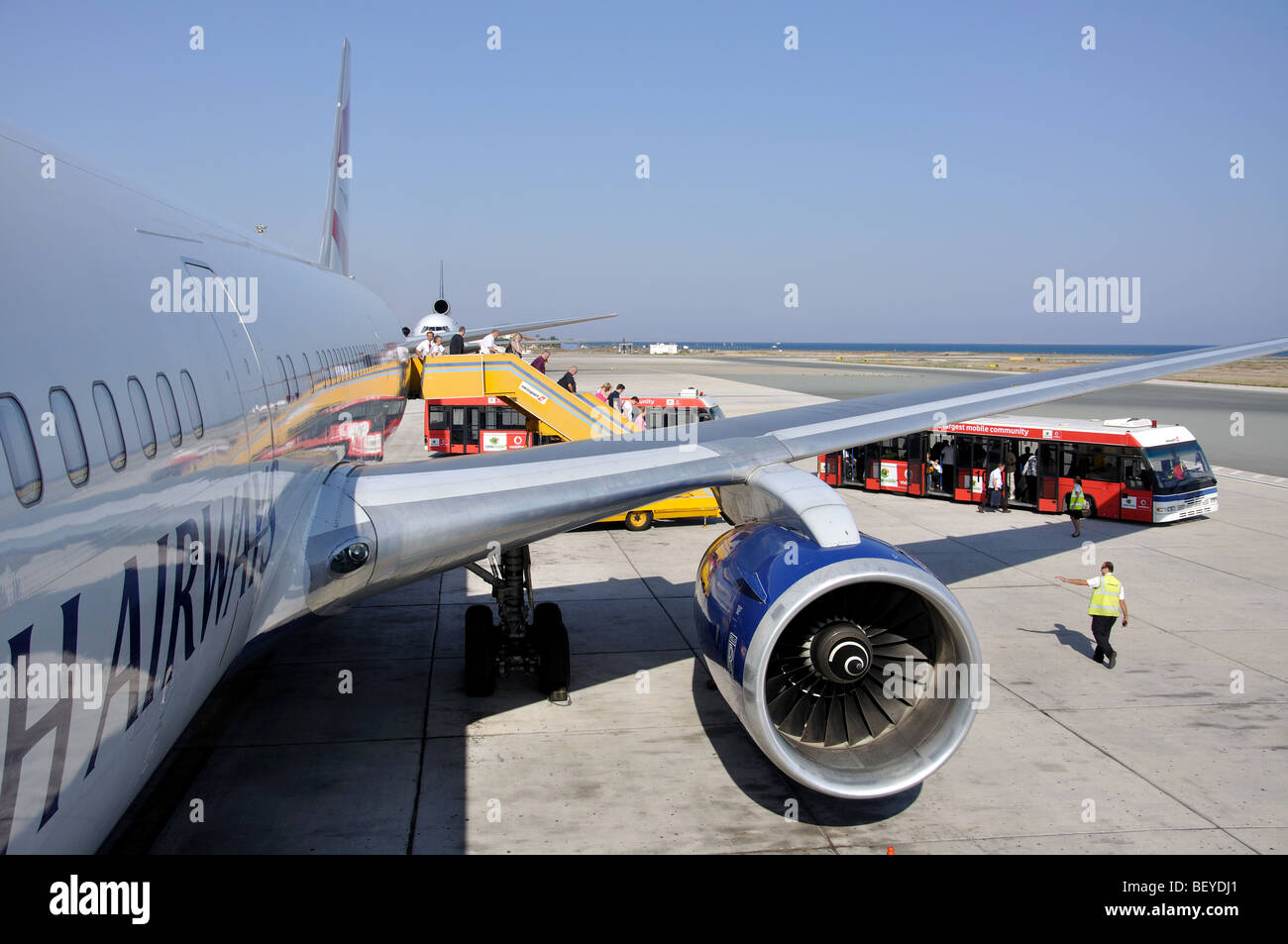 Larnaca, International Airport, Larnaca, Larnaca District, Cyprus Stock