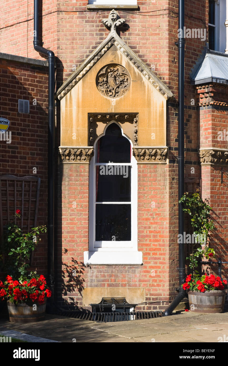 Harrow on the Hill , Harrow School , detail of the Druries boarding