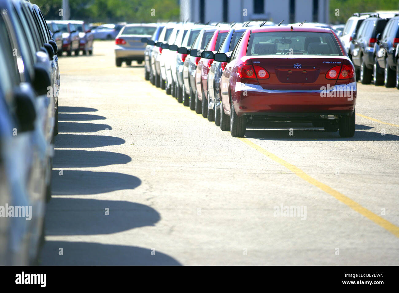 Car carriers hi-res stock photography and images - Alamy