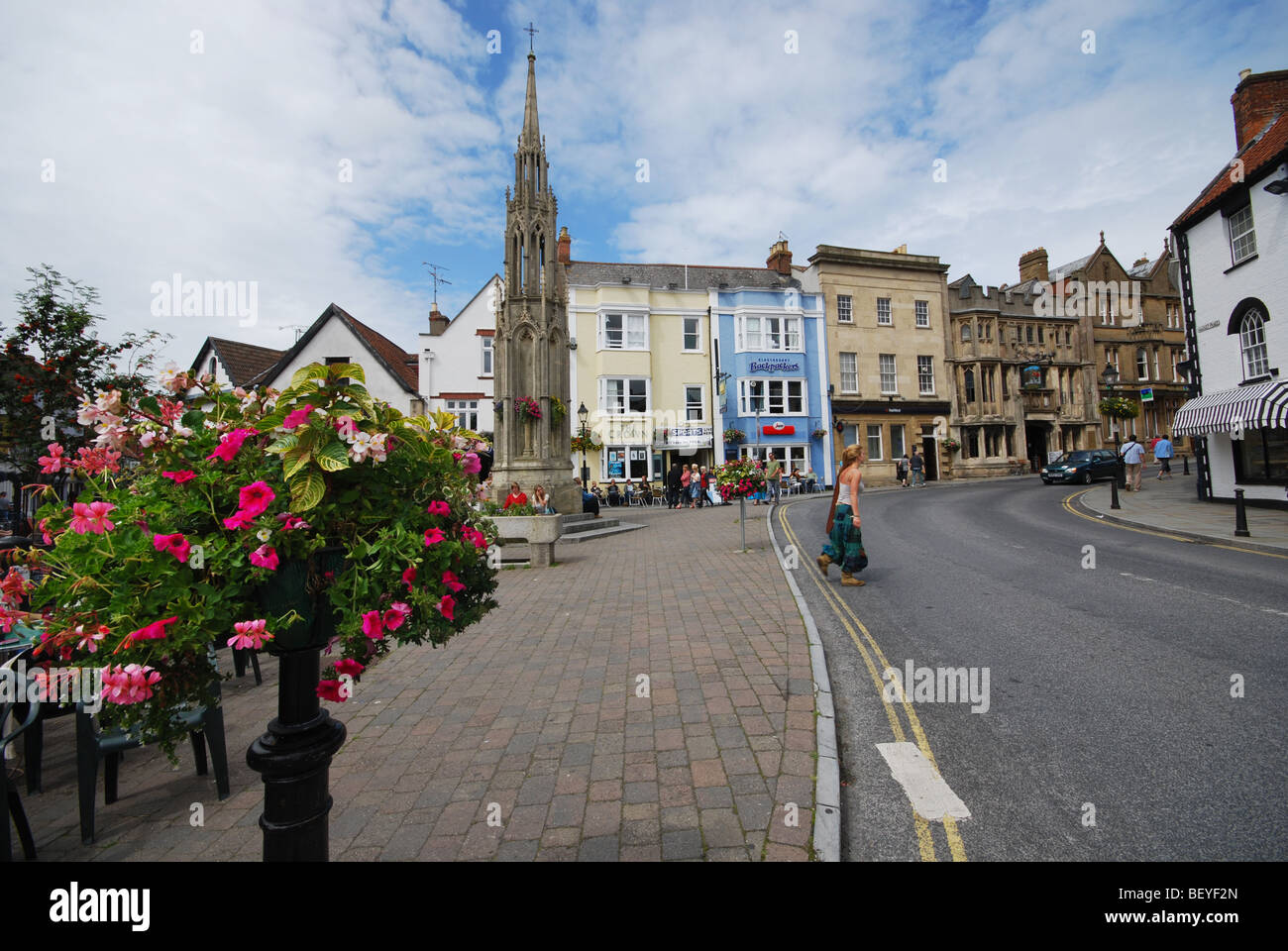 Glastonbury road sign hires stock photography and images Alamy