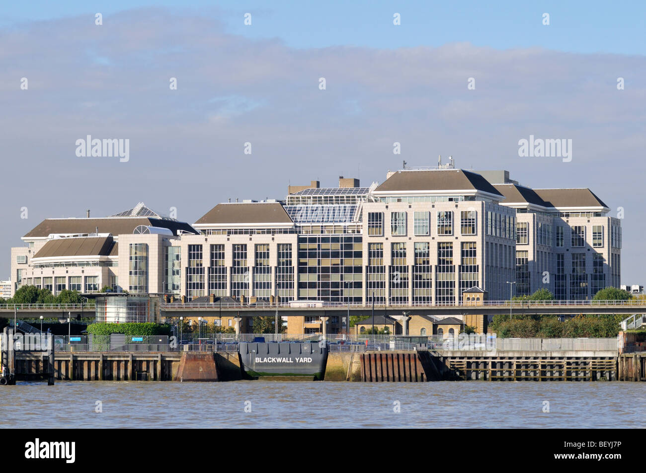 London Borough of Tower Hamlets, Town Hall, Mulberry Place, 5 Clove Crescent, East India Dock, London E14 2BG, United Kingdom Stock Photo