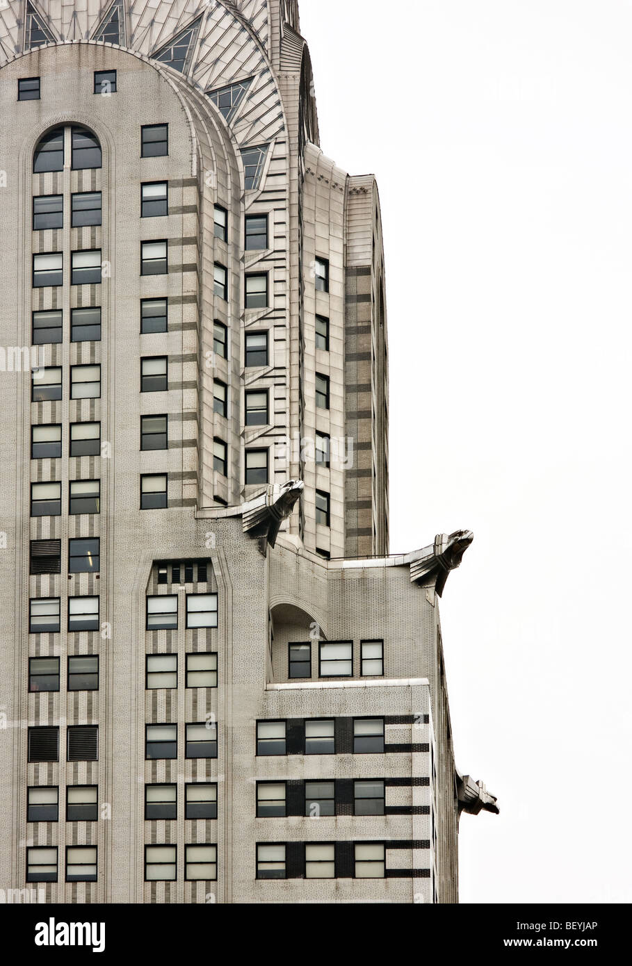 'Architectural details' of the 'Chrysler building' in 'New York City,' 'New York.' Stock Photo