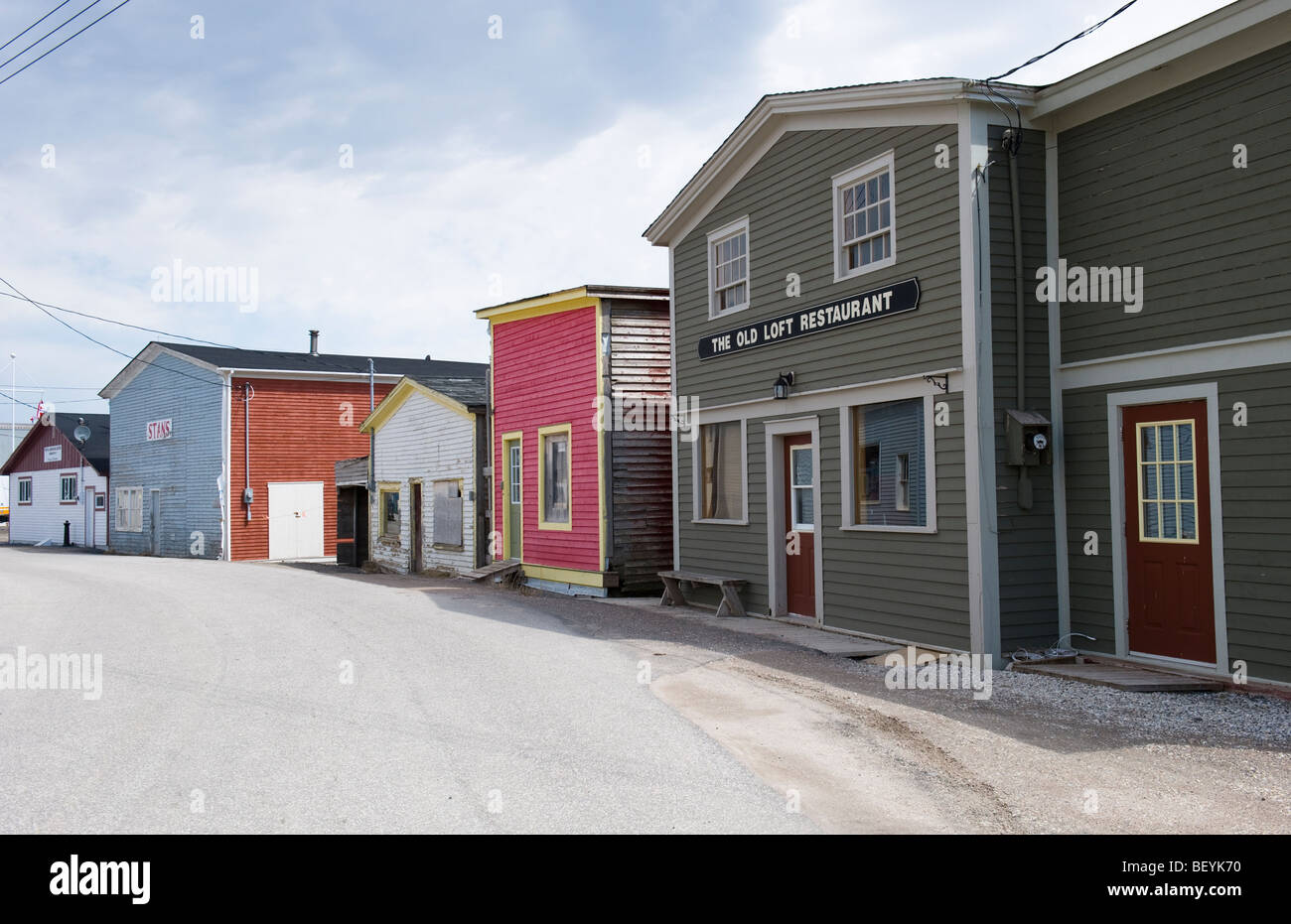Main street in Woody Point, Newfoundland, Canada Stock Photo Alamy